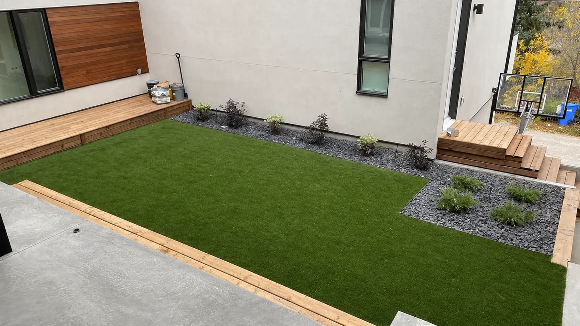 Premium Calgary landscaping project by Taha Landscaping